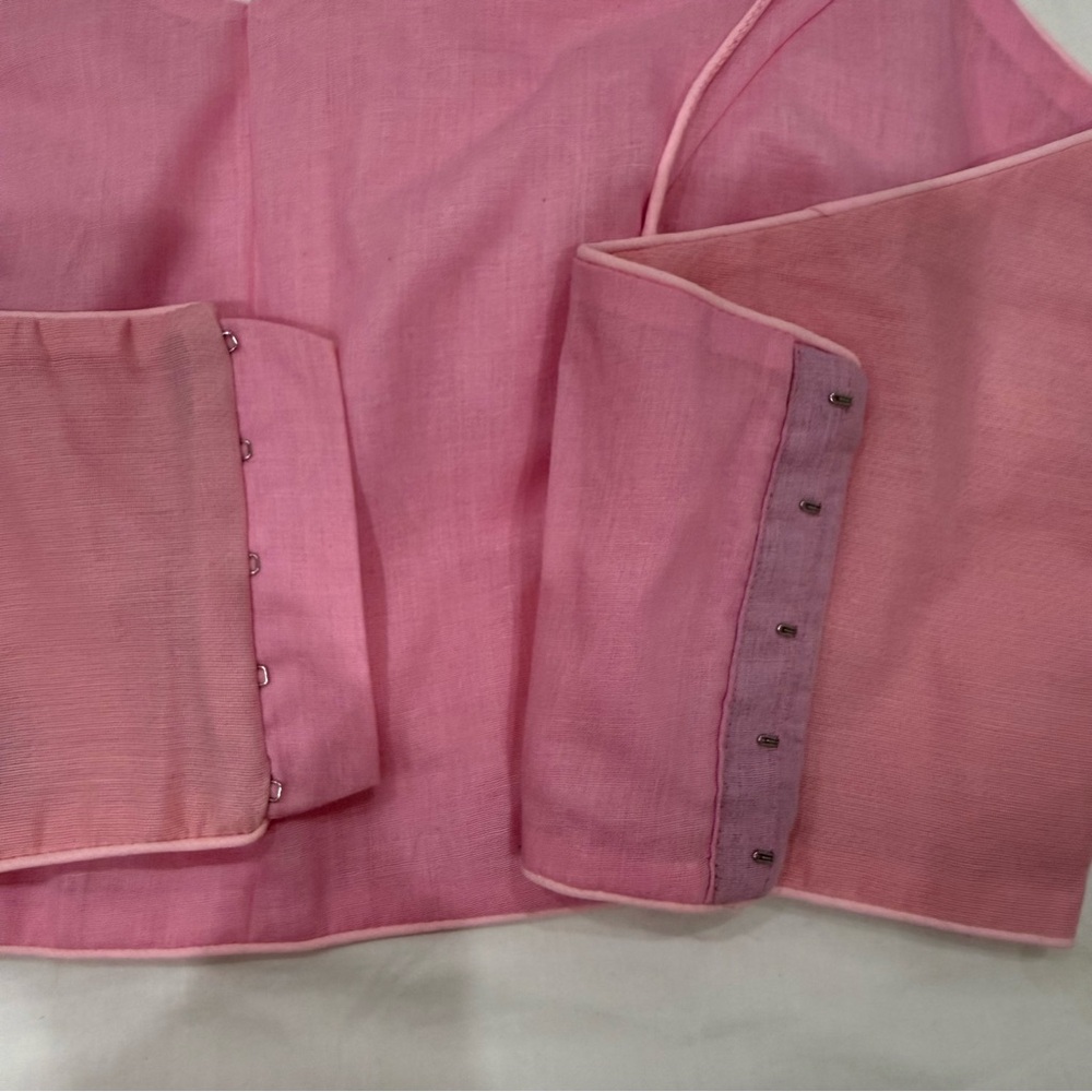 Pink Sweetheart Crop Top bustier cami blouse one minute saree - Picture 4 of 7